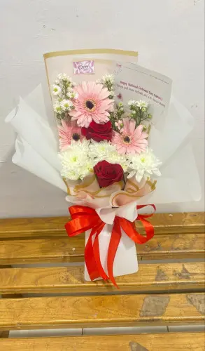 Tersedia Buket Bunga Artifical, Buket Uang & Buket Snack | King Florist di Rumah Duka Menteng Palangkaraya